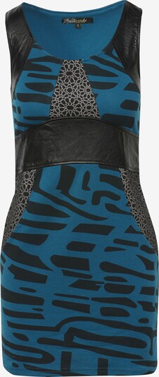 KOROSHI Cocktailklänning i kobaltblå / svart, Produktvy