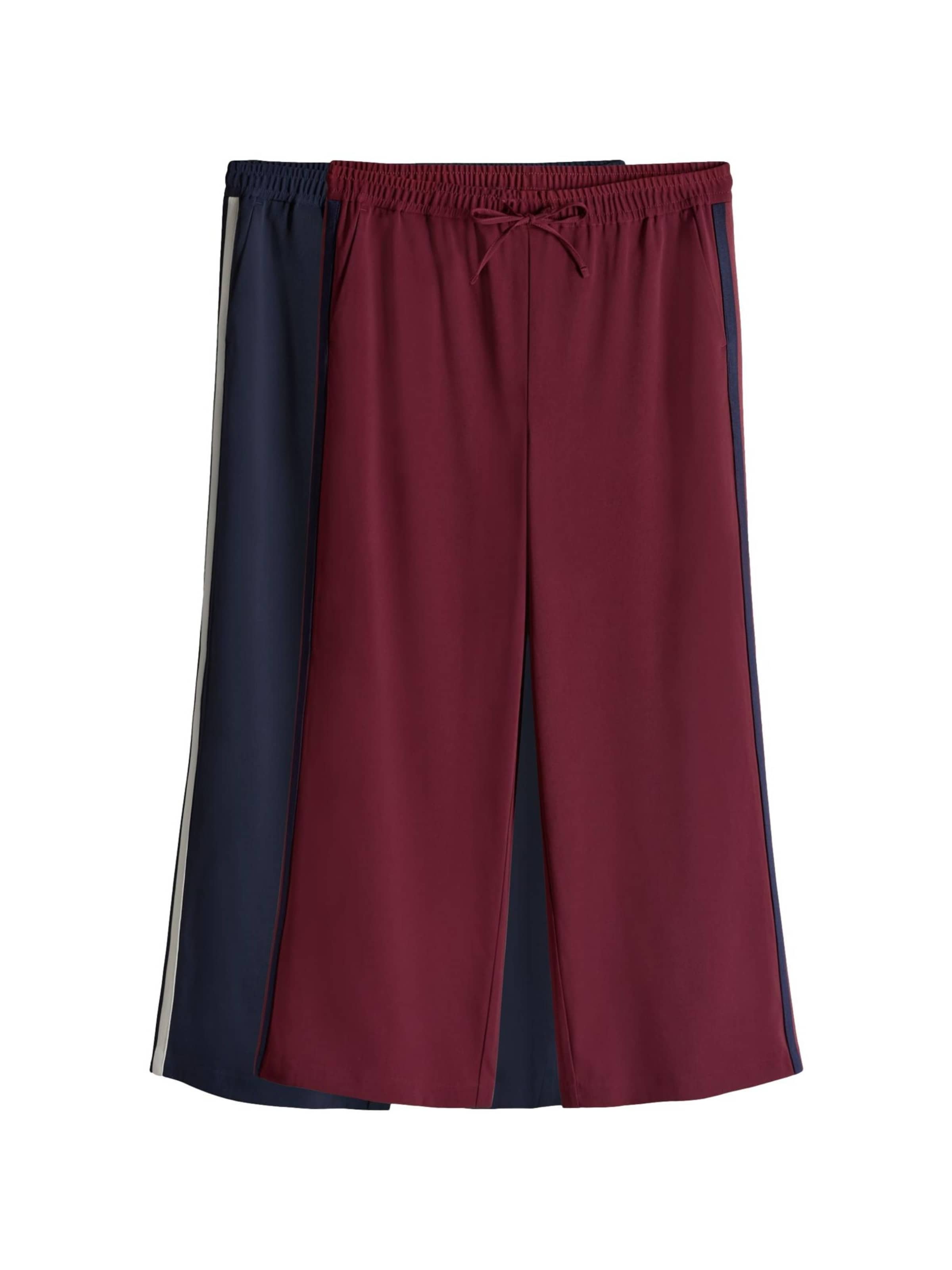 sarkans The Set Standarta Sporta bikses: no priekšpuses