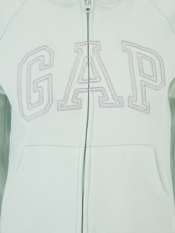 Gap Petite Sweatjacke 'HERITAGE' in Grün