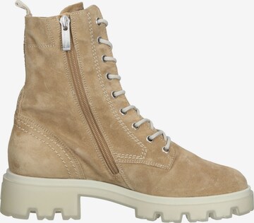 Paul Green Lace-Up Ankle Boots in Beige