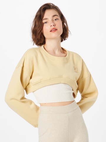 Motel Sweatshirt 'Bacel' in Yellow: front