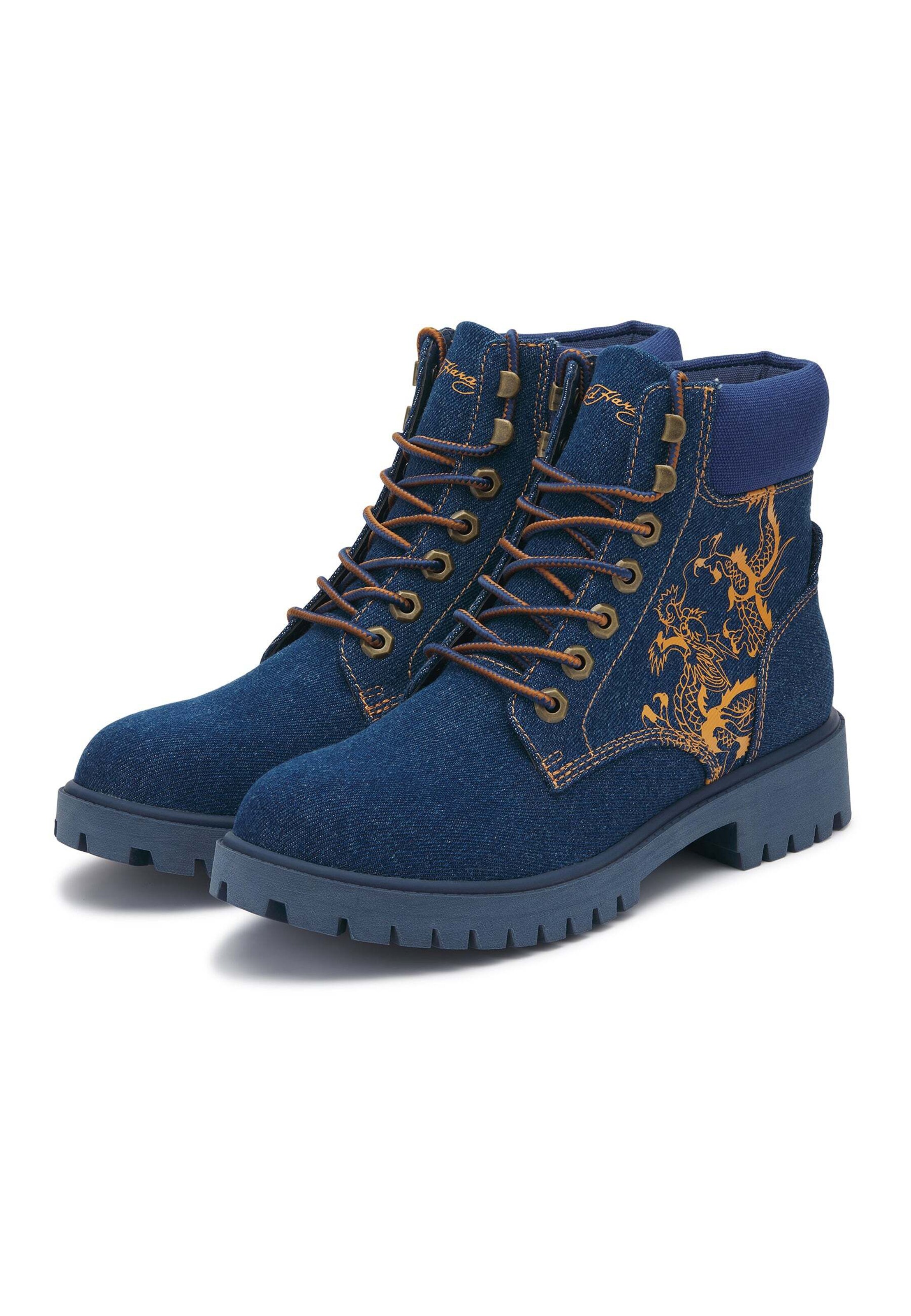 Boots di Ed Hardy in blu