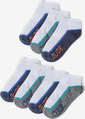 Chaussettes MINOTI en bleu : devant