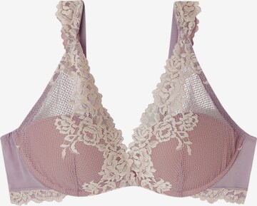 INTIMISSIMI Balconette Bra in Purple: front