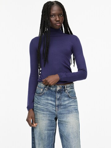 Pull&Bear Trui in Blauw: voorkant