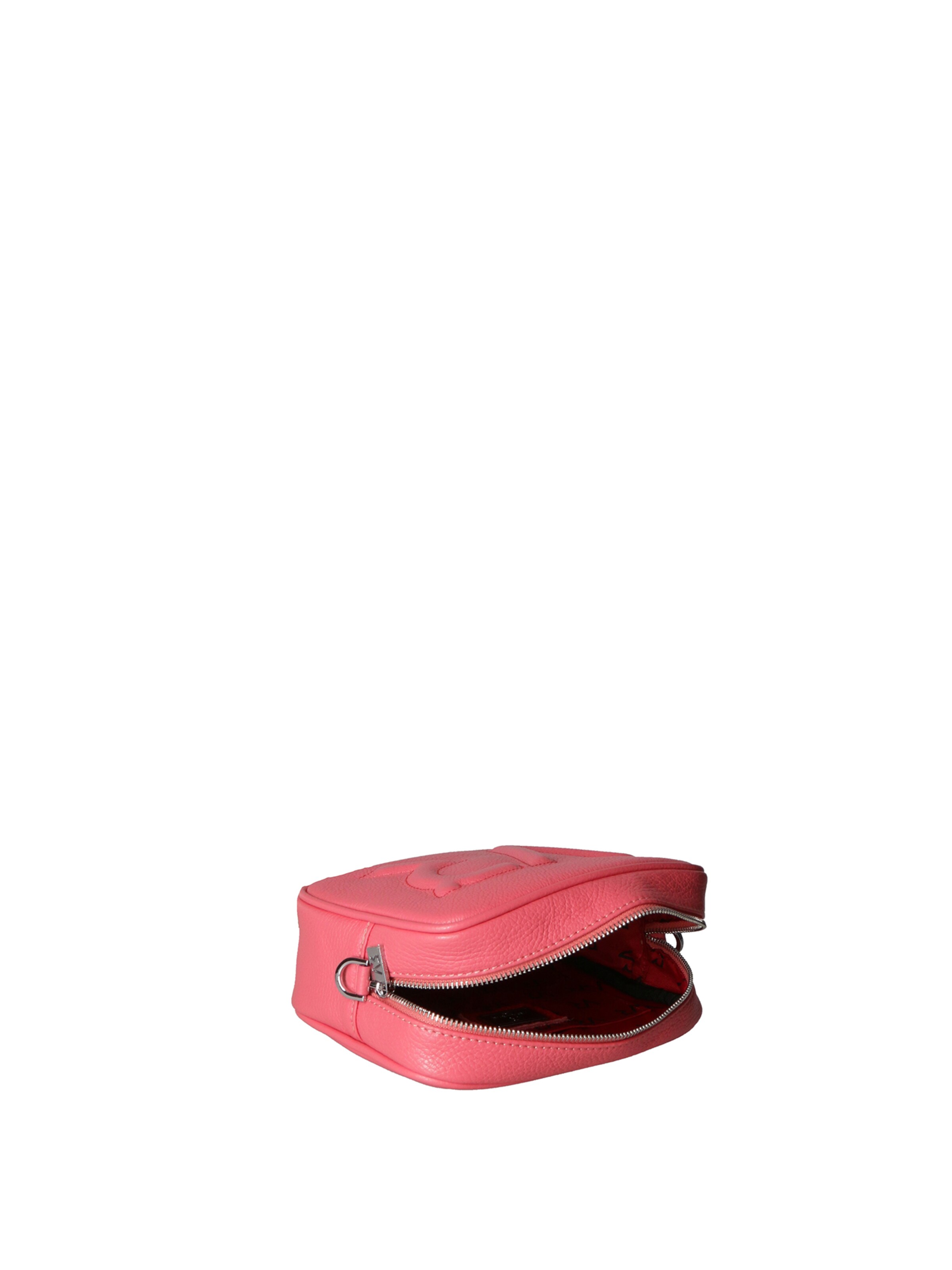 Borsa a tracolla 'Borsa a Tracolla Donna Pelle Virginia Rhinè Zip' di Virginia Rhinè in rosa