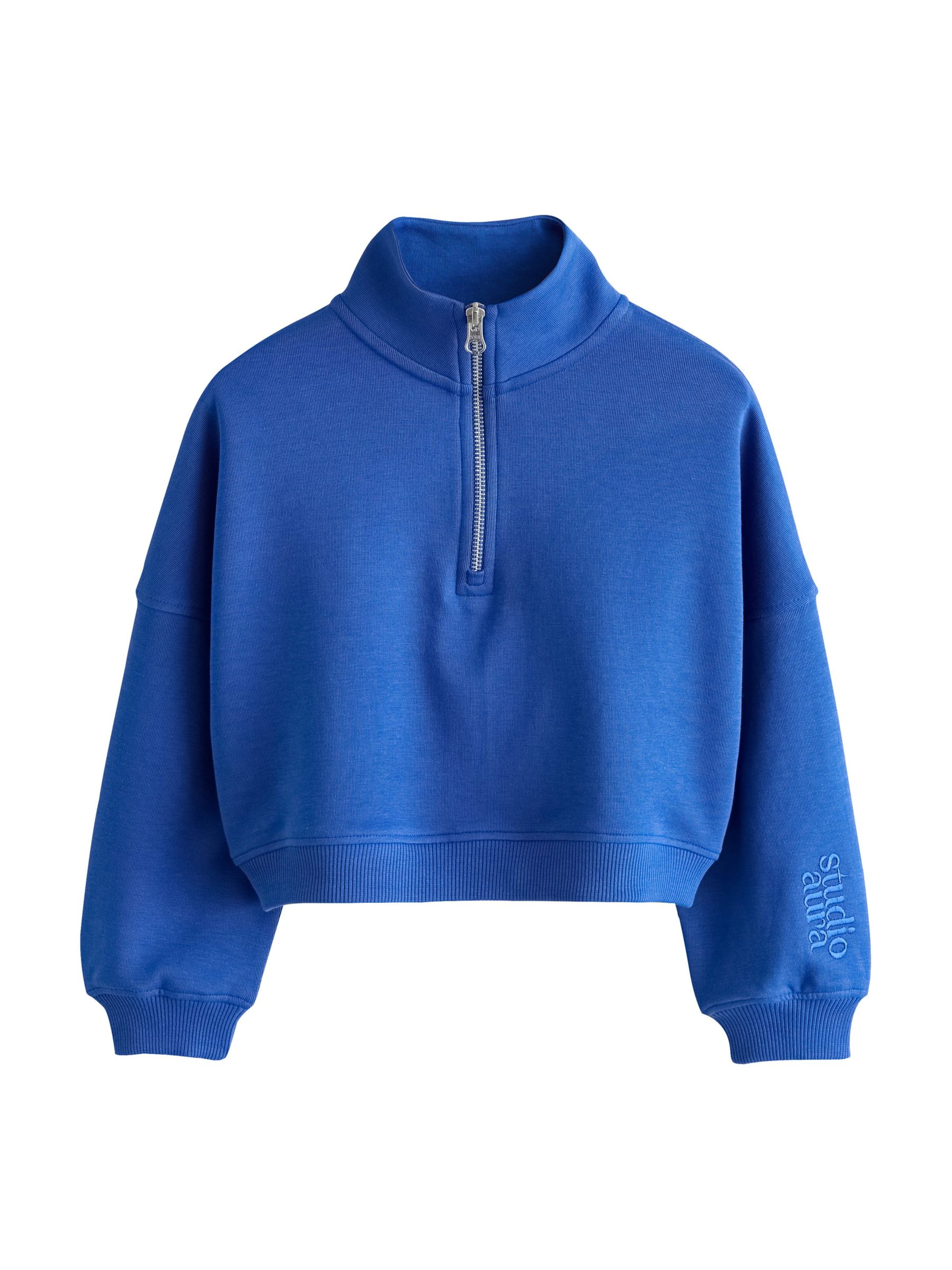 Sweat-shirt Next en bleu : devant