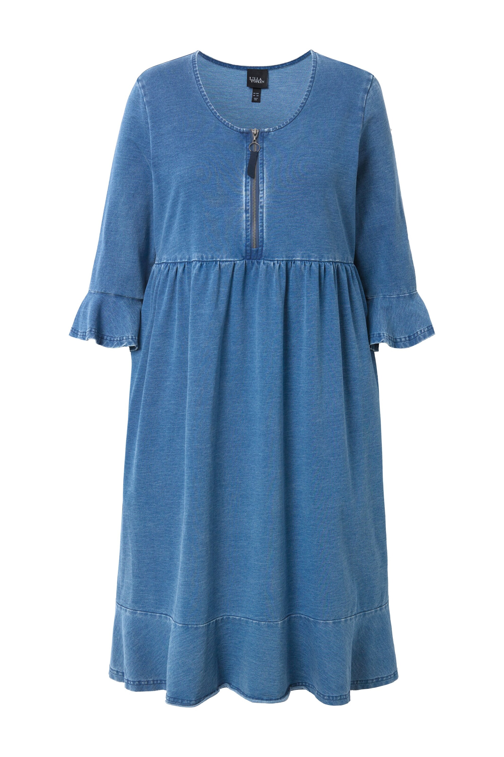 Ulla Popken Kleid in Blau: Vorderseite