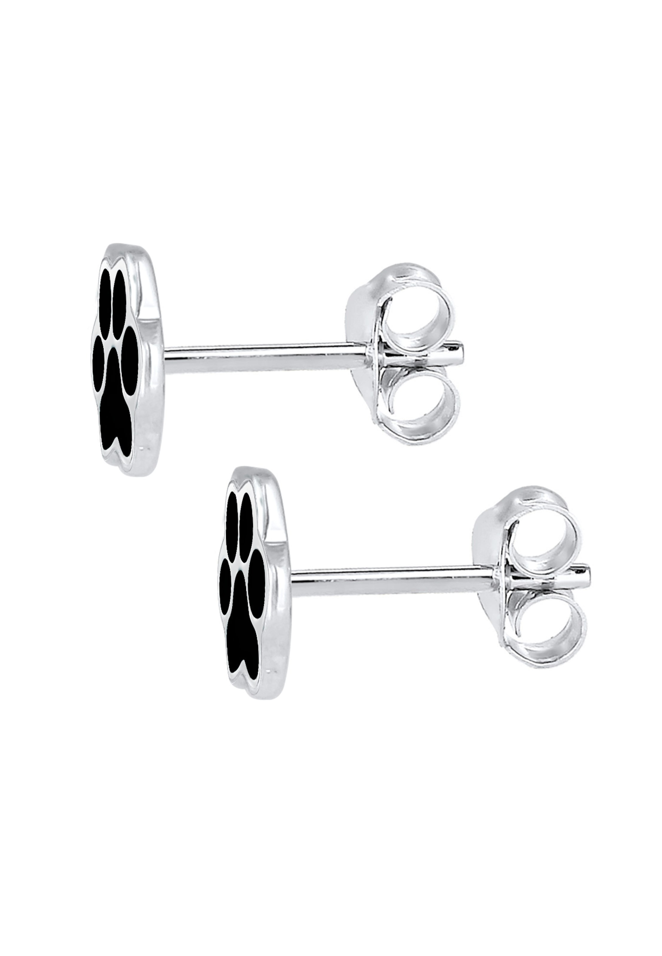 ELLI Earrings 'Pfote' in Silver