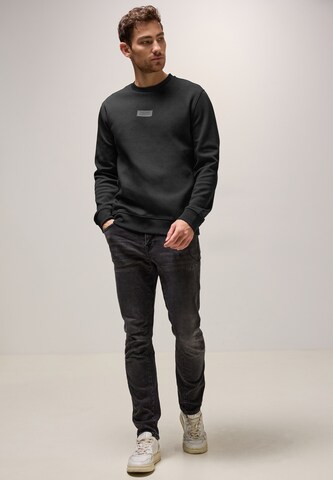 Street One MEN Sweatshirt in Schwarz