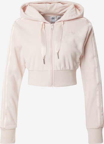 ADIDAS ORIGINALS Sweatjacke in Pink: Vorderseite