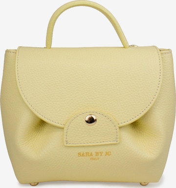 Sacs à main 'La Graziosa - Made in Italy' SARA BY JG en jaune : devant