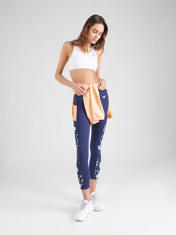 Skinny Pantaloni sportivi 'HEART INTO IT' di ROXY in blu