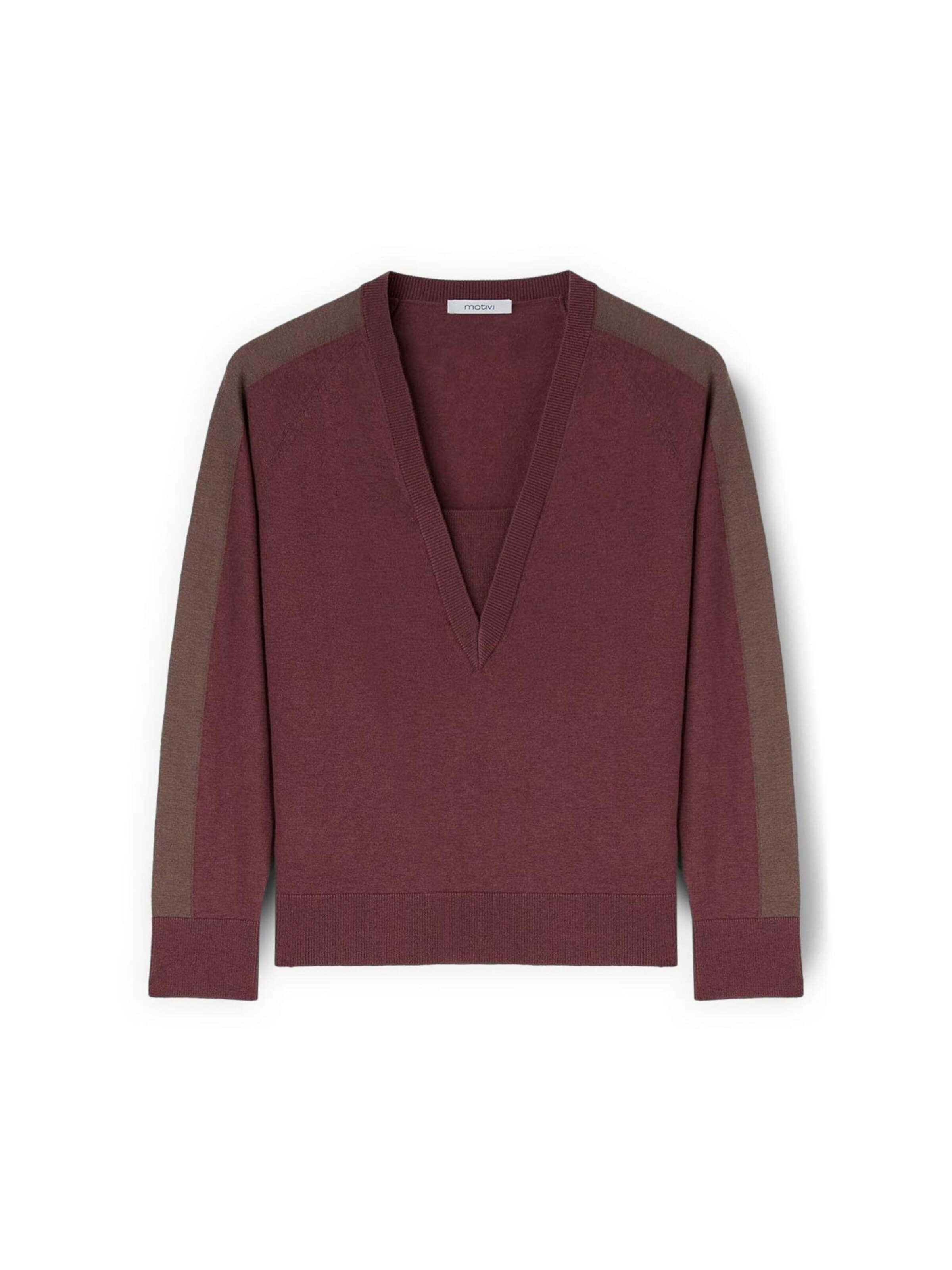 MOTIVI Sweater in Red: front