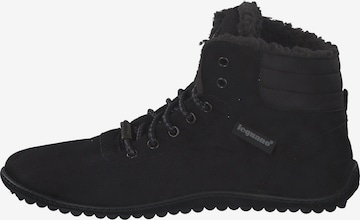 Leguano Lace-Up Ankle Boots in Black