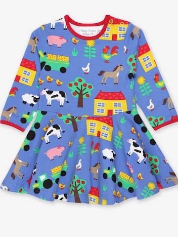 Toby Tiger Kleid 'Bauernhof-'‌‌‌‌‌‌‌ in Blau: Vorderseite