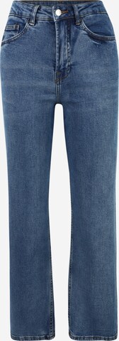 Denim Project Wide leg Jeans in Blauw: voorkant