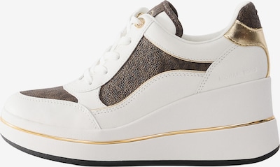 Sportbačiai su auliuku 'EMMY' iš MICHAEL Michael Kors, spalva – ruda / Auksas / balta, Prekių apžvalga