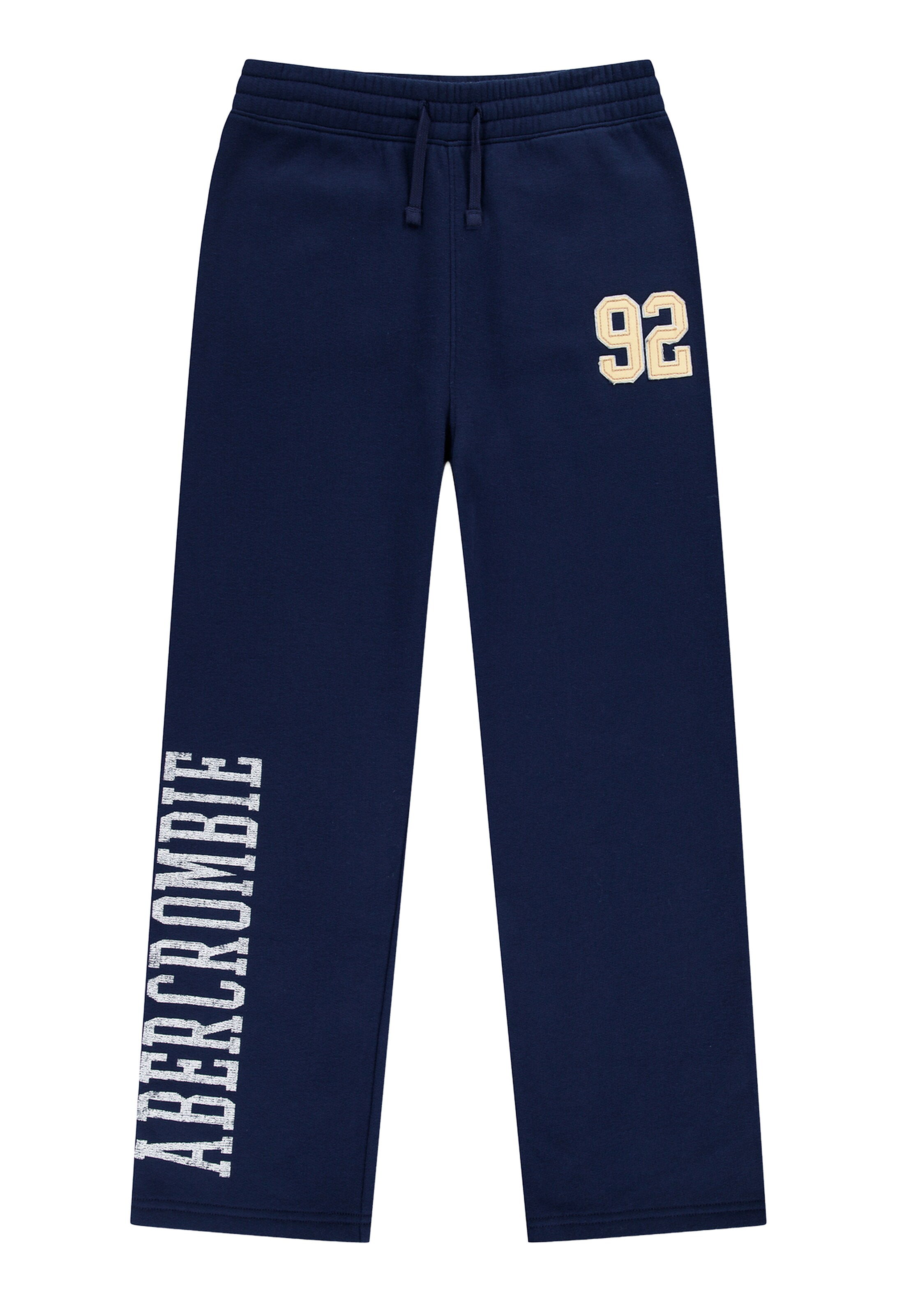Abercrombie & Fitch Normalny krój Spodnie 'BENCHWARMER' w kolorze niebieski: przód