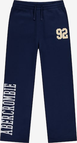 Abercrombie & Fitch - Calças 'BENCHWARMER' em azul: frente
