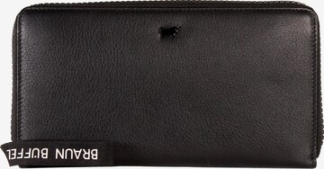 Braun Büffel Wallet 'Capri L' in Black: front