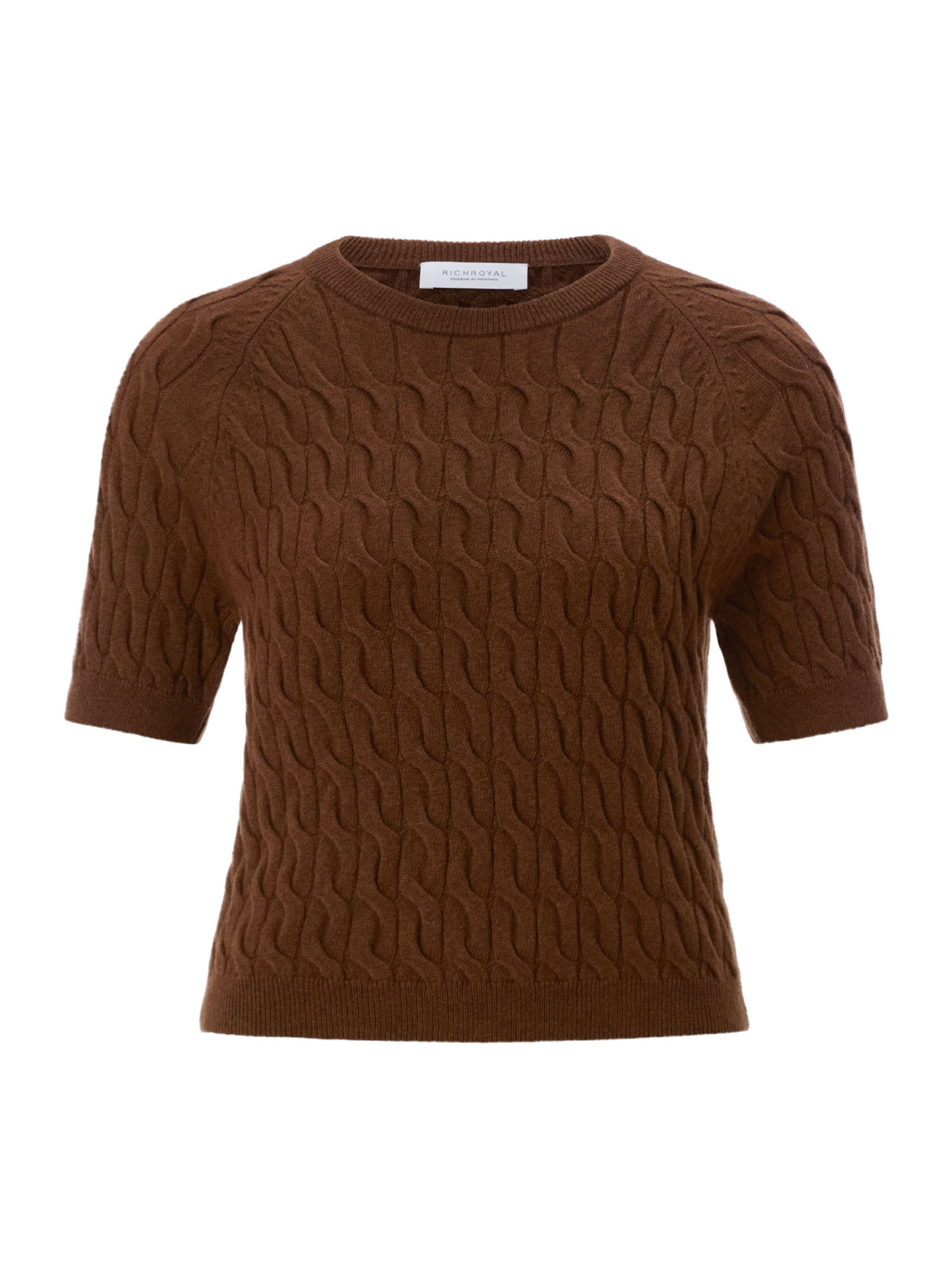Rich & Royal Sweater in Brown: front