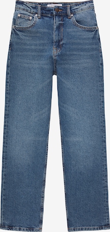 Pull&Bear Regular Jeans in Blauw: voorkant