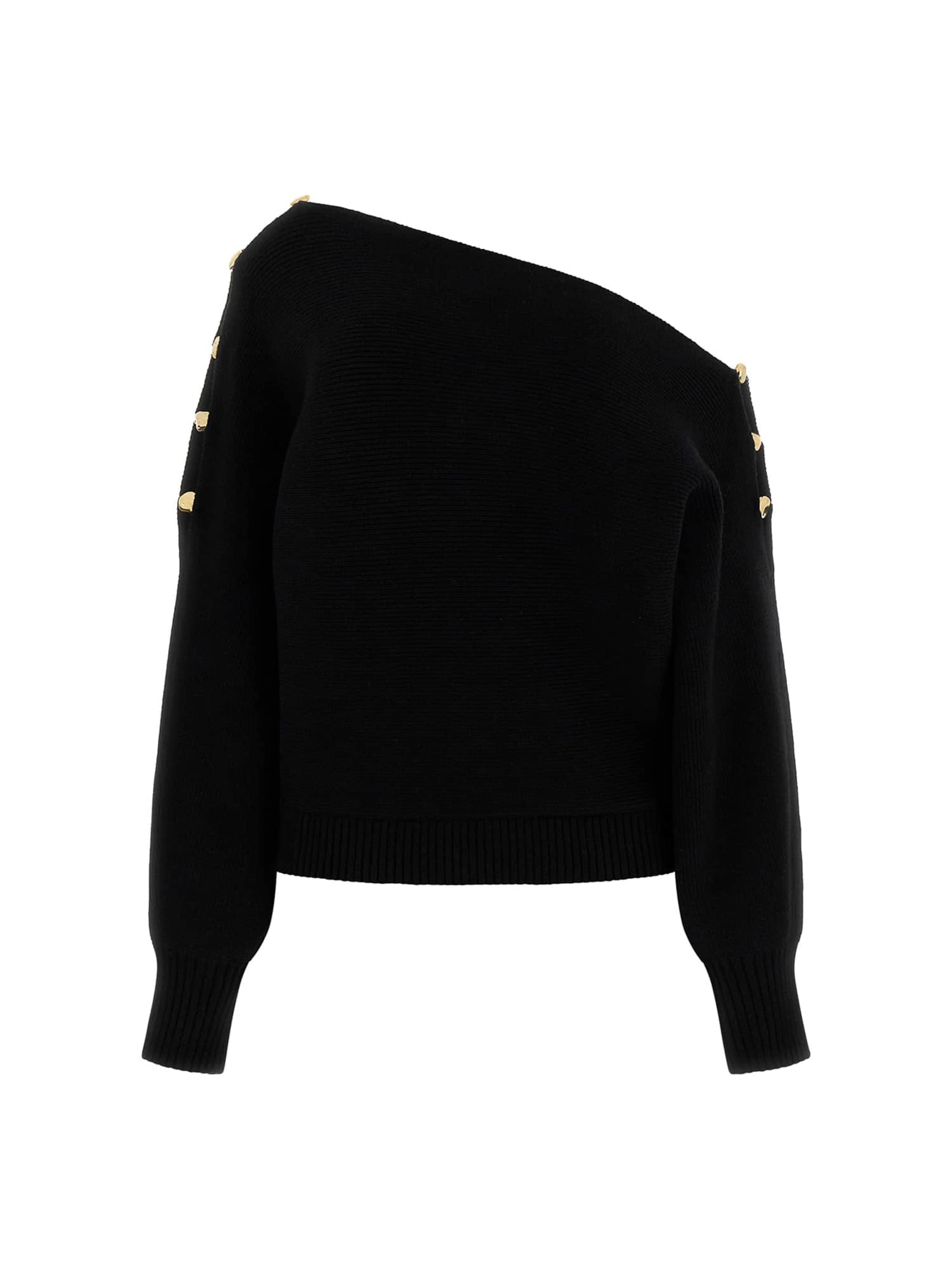 GUESS Pullover in Schwarz: Vorderseite