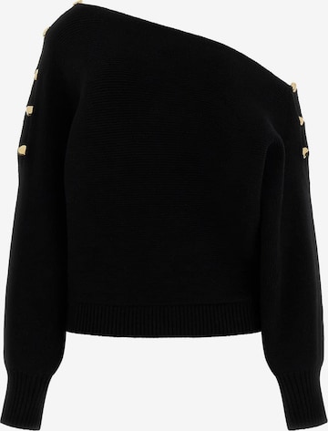 GUESS Pullover in Schwarz: Vorderseite