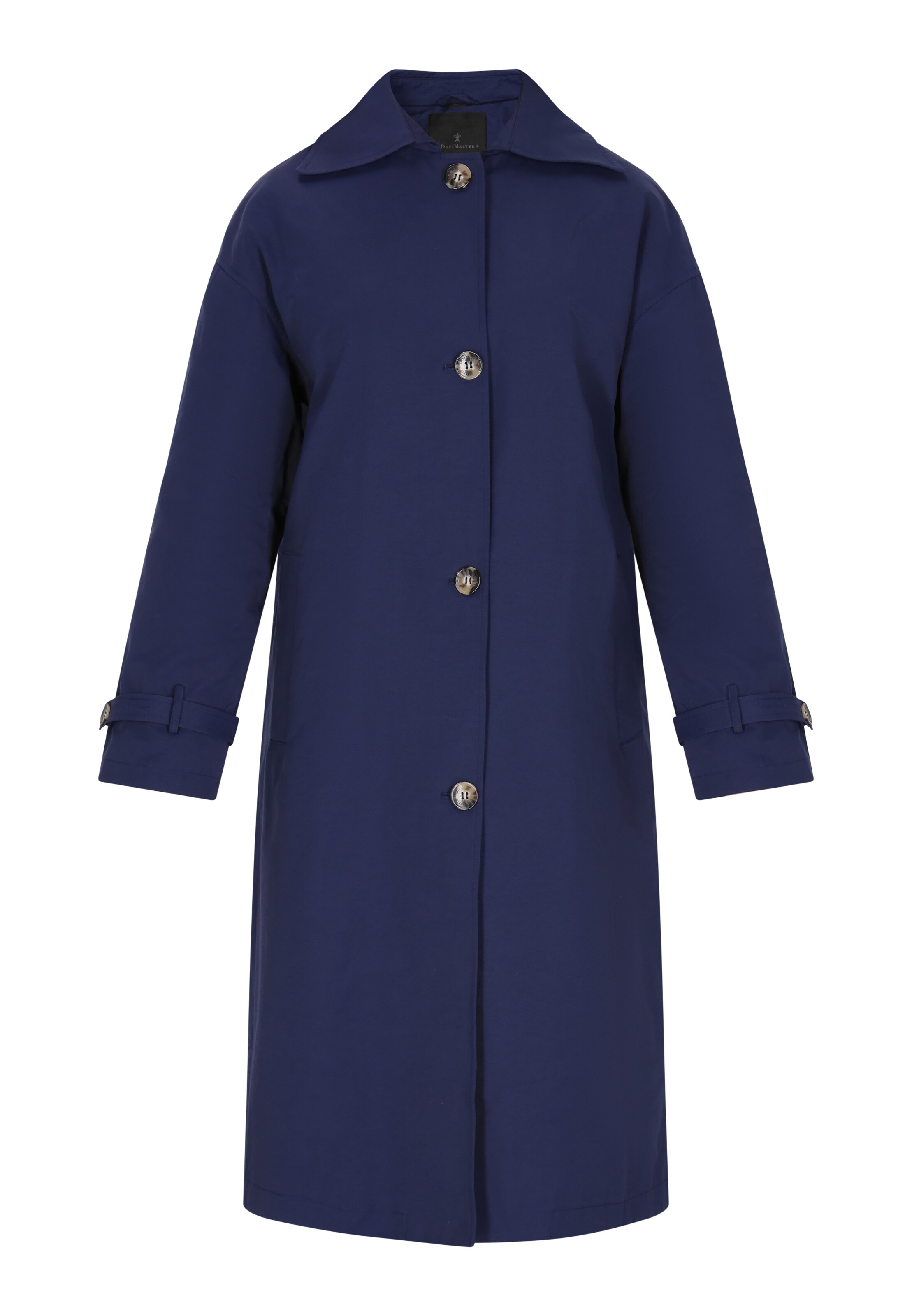 DreiMaster Klassik Tussenmantel in Blauw: voorkant