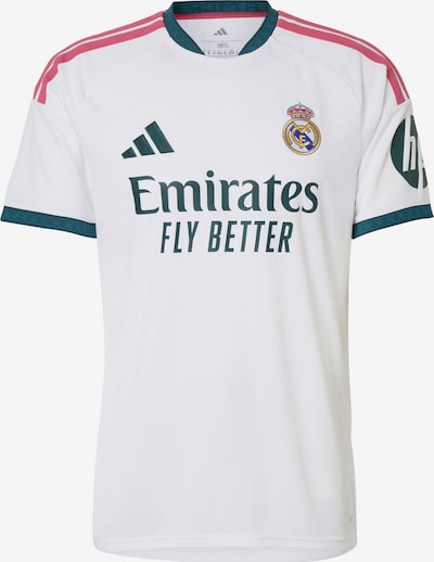 M dydžio Triko 'Real Madrid 26/27' iš ADIDAS PERFORMANCE, spalva – smaragdinė spalva / rausvai raudona / balta, Prekių apžvalga