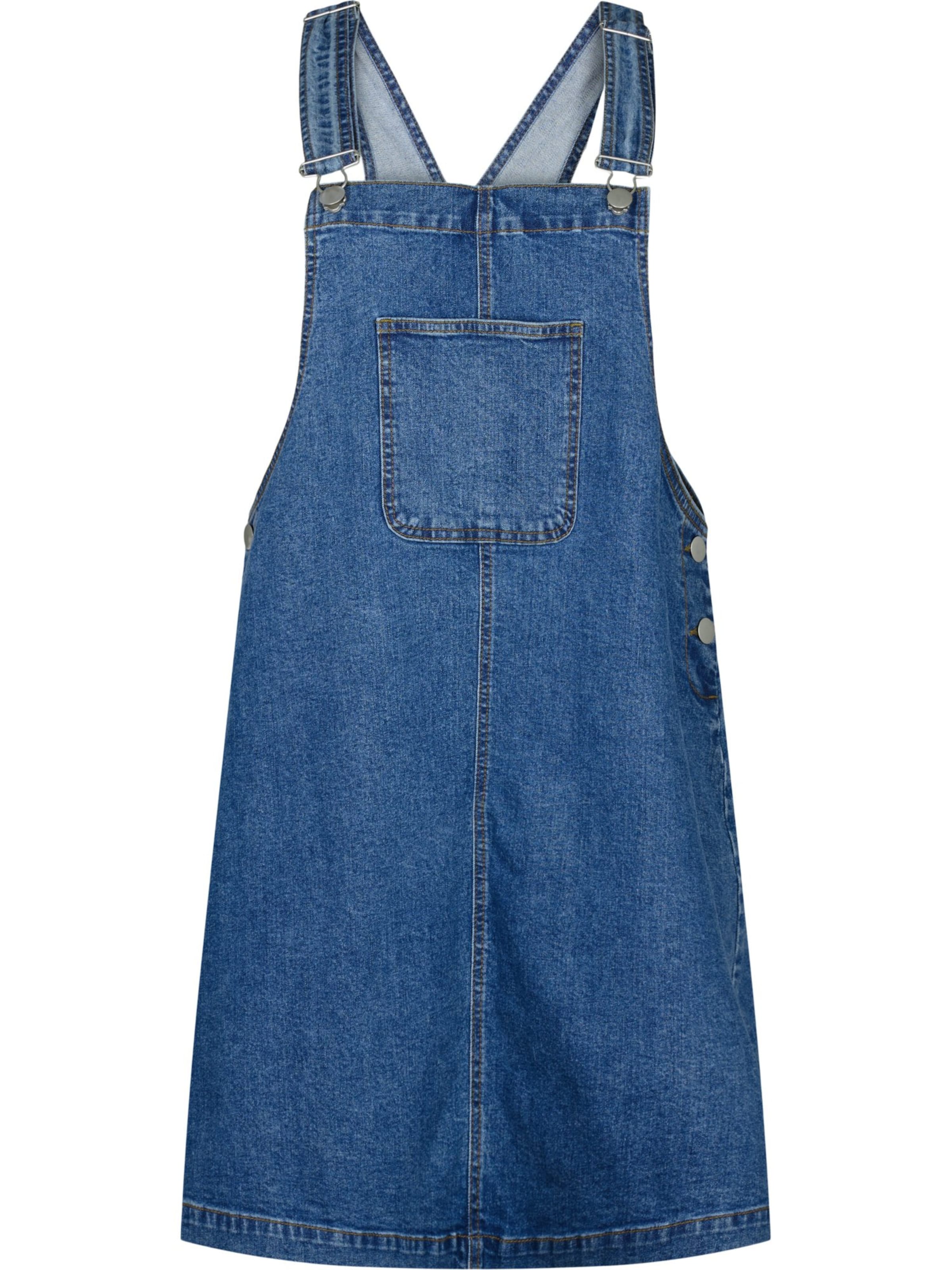 Abito 'Velia' di Zizzi in blu: frontale