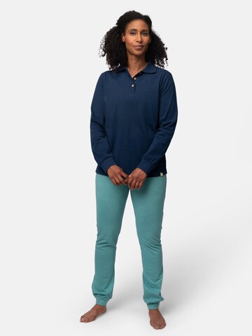 greenjama Pajama Shirt in Blue