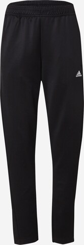 ADIDAS SPORTSWEARSlimfit Sportske hlače 'Tiro' - crna boja: prednji dio