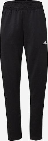 Coupe slim Pantalon de sport 'Tiro' ADIDAS SPORTSWEAR en noir : devant