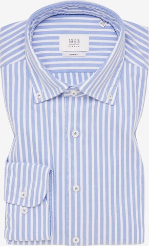 ETERNA Slim Fit Hemd 'Oxford' in Blau