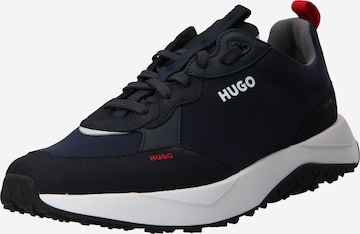 HUGO Sneakers laag 'Kane' in Blauw: voorkant