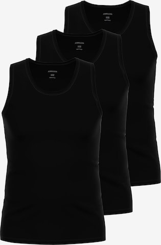 Ammann Unterhemd 'Micro Modal' in Schwarz: Vorderseite