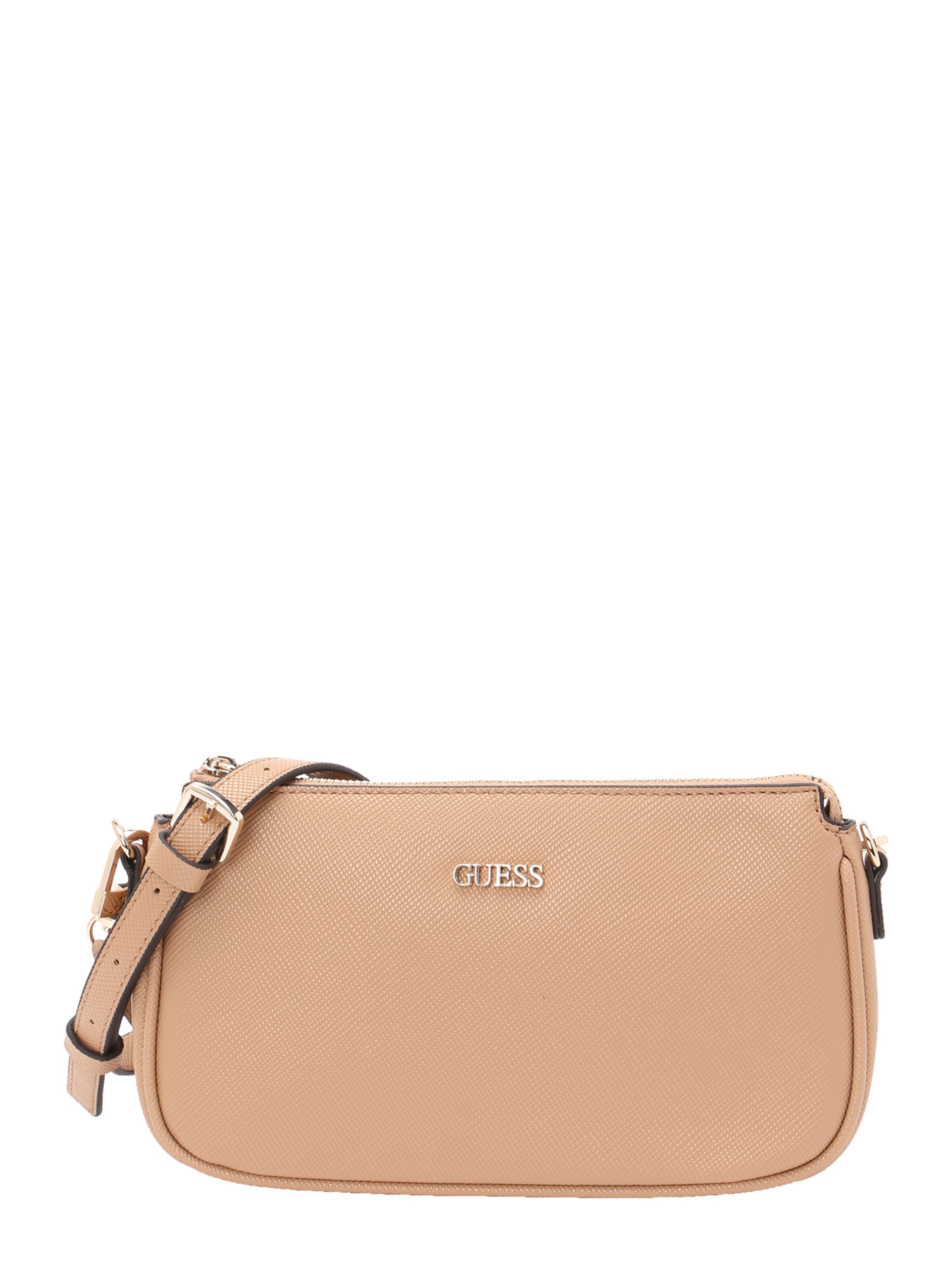 GUESS Olkalaukku 'Noelle' värissä beige: etupuoli