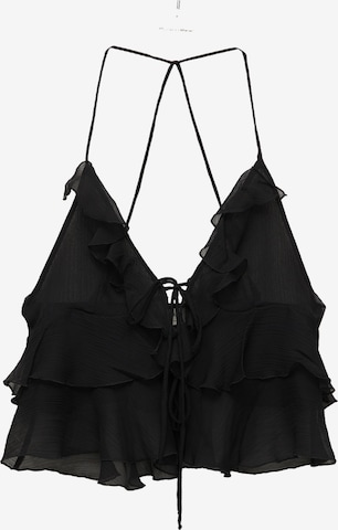 Pull&Bear Toppi värissä musta: etupuoli