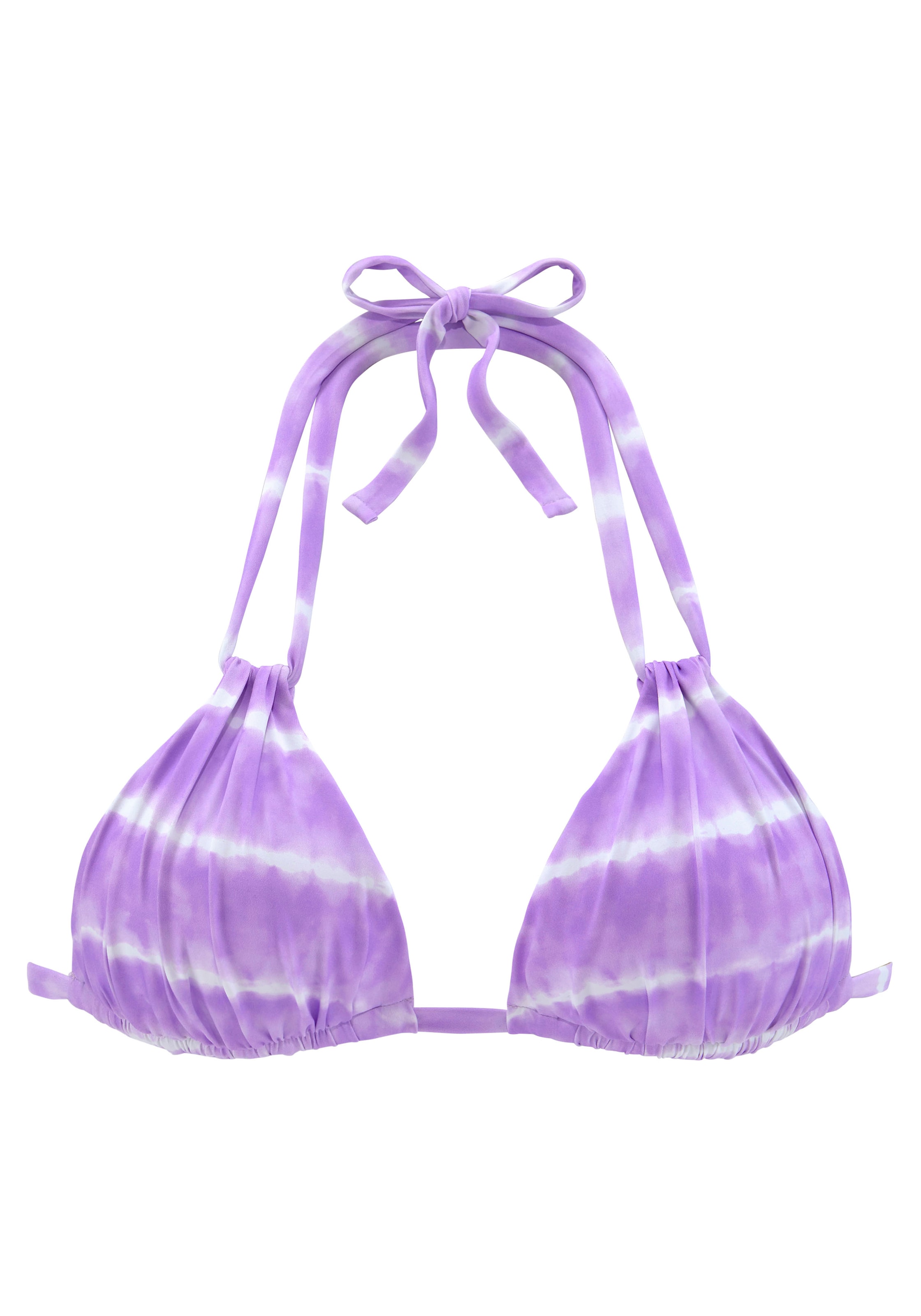 s.Oliver Triangle Bikini Top in Purple: front