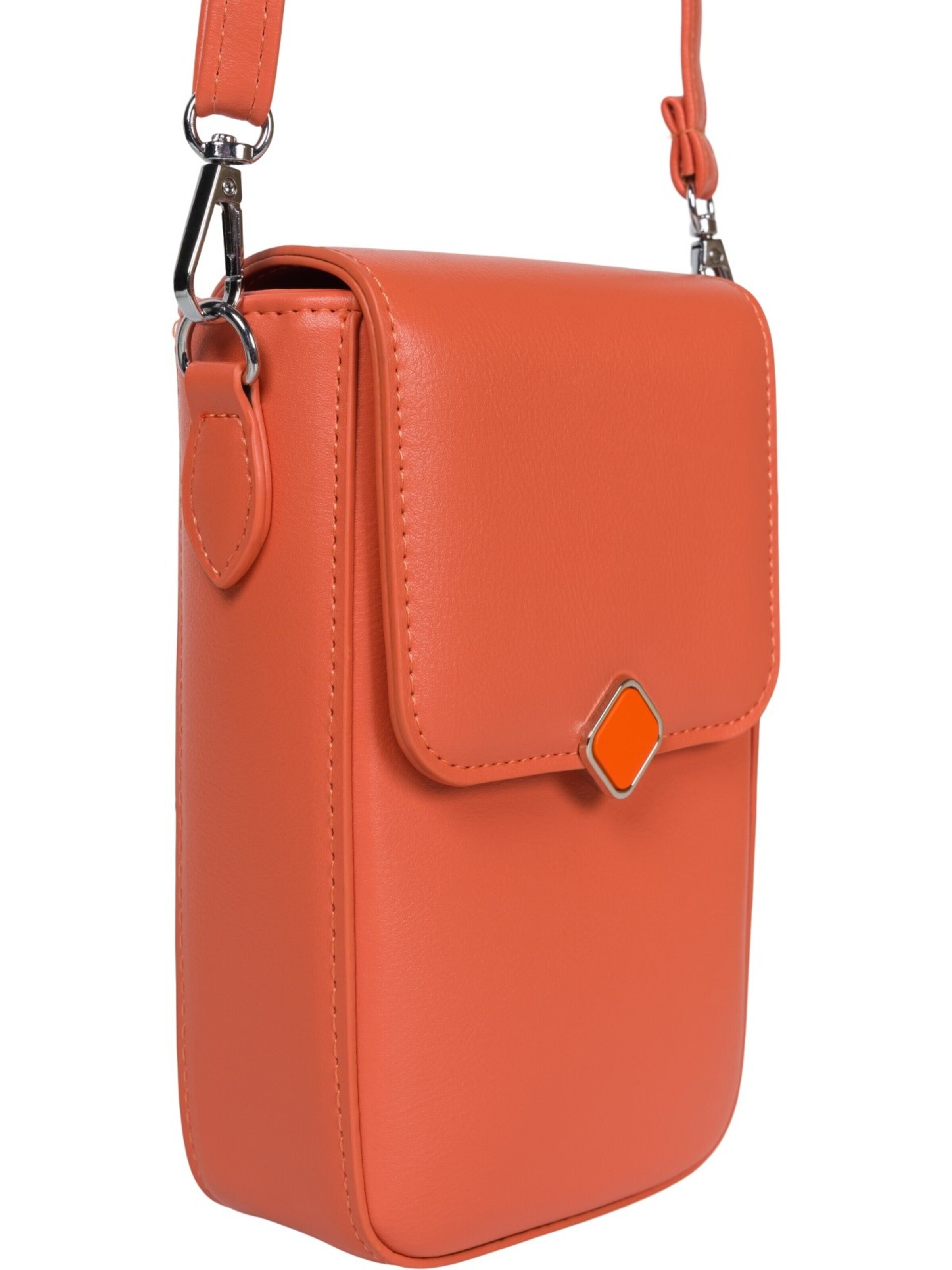 styleBREAKER Umhängetasche 'Box Bag Umhängetasche Uni'‌ in Orange