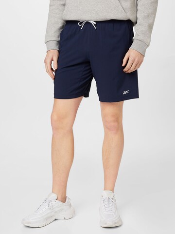 Reebok - regular Pantalón deportivo en azul: frente