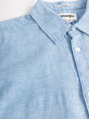 WRANGLER - Camiseta '1 PKT SHIRT PACIFIC BLUE' en azul