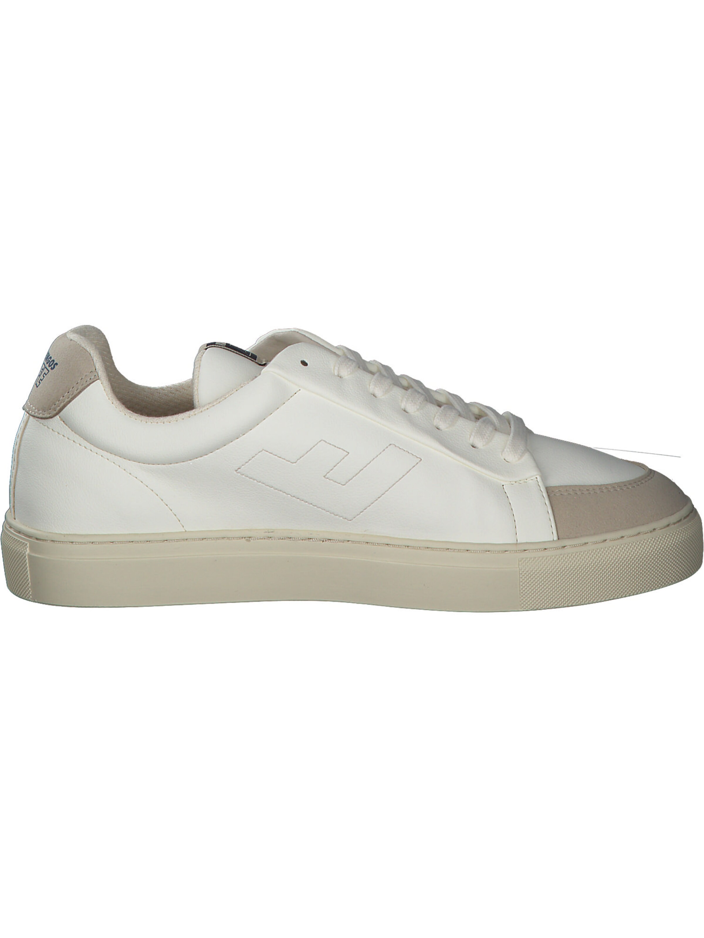 Baskets basses 'Claccis 70s' Flamingos en blanc