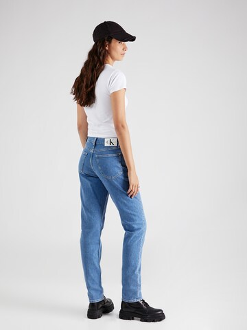 Regular Jean 'AUTHENTIC SLIM STRAIGHT' Calvin Klein Jeans en bleu