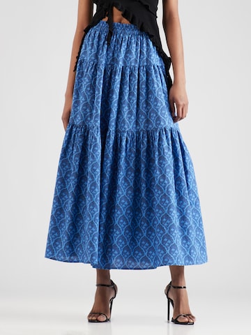 Lollys Laundry Skirt 'Sunset' in Blue: front