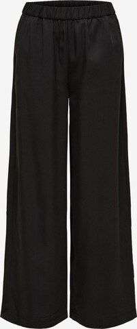 Selected Femme Curve Wide leg Byxa i svart: framsida