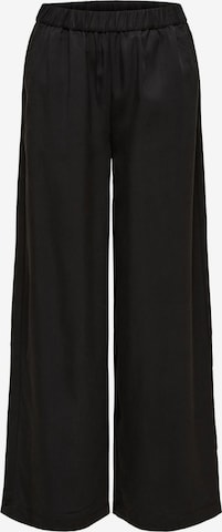 Selected Femme Curve Wide leg Broek in Zwart: voorkant