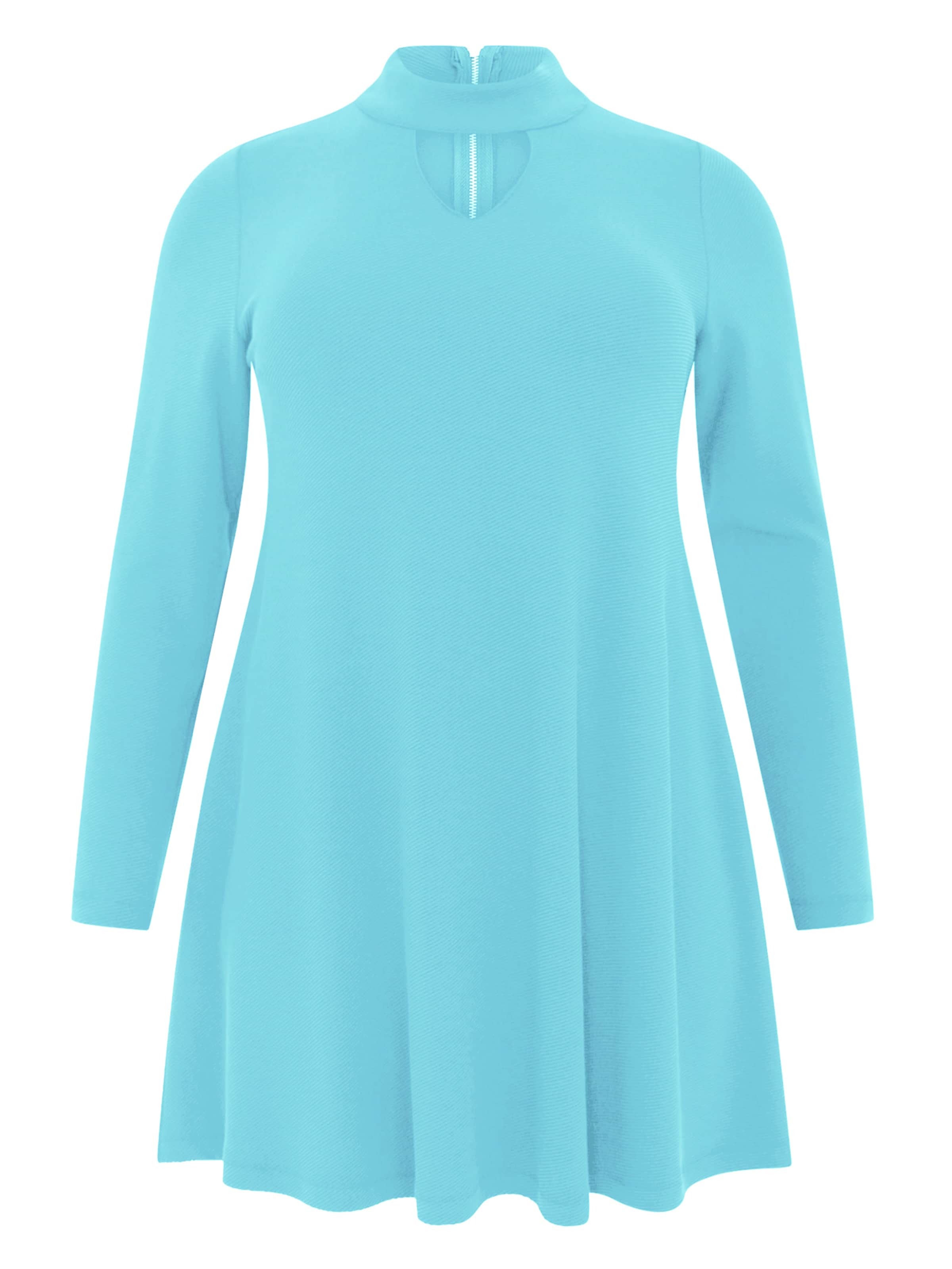 Tunique YOEK en bleu : devant